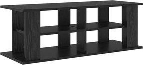 vidaXL Suport pentru TV Stejar Negru 96 x 35 x 33,5 cm