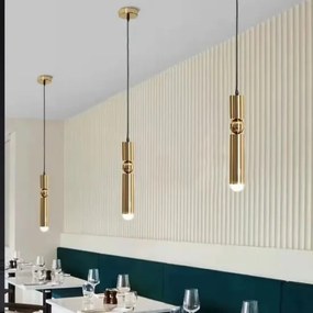 Lustra led pendul, Lalo1, Gold