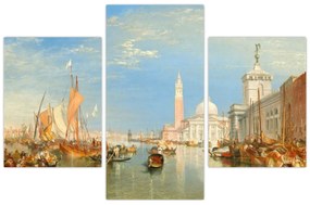 Tablou - Joseph Mallord William Turner, Venice the Dogana and San Giorgio Maggiore, reproducere (90x60 cm)
