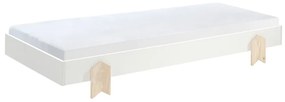 MODULO Pat copii SĂGEATĂ 90 X 200 CM ALB