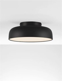 Plafoniera LED stil modern 3000K NOELIA negru 40cm