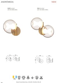 Aplica de perete LED design modern ANDROMEDA II