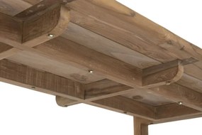 Măsuță de cafea din lemn masiv de teak, 180×70×40 cm, „Kayu"