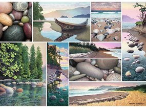 PUZZLE COLAJ COASTA DE VEST, 1000 PIESE - RAVENSBURGER (RVSPA17469)