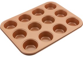 Formă pentru brioșe Lamart LT3092 Copper, 35,5 x 26,5 cm, L