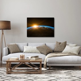 Tablou - Planeta Pământ și univers (70x50 cm)