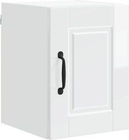 vidaXL Dulap de bucătărie Alb lucios 30 x 31 x 40 cm Lemn compozit
