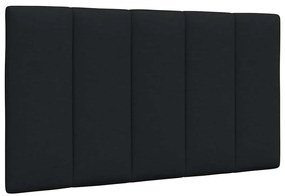 vidaXL Pernă pentru tăblie de pat, negru, 90 cm, material textil