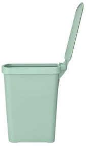 Coș cu pedală Brabantia StepUp 1008484, 25 L, Materiale ecologice, Deschidere mare, Verde deschis