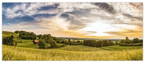 Tablou cu peisaj (120x50 cm)