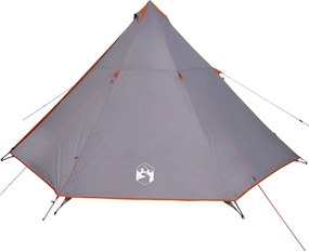 vidaXL Cort de familie Tipi pentru 8 persoane gri impermeabil