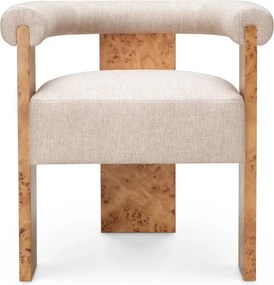 Scaun design LUX, Furnir Burl Mappa, Maro, Percy