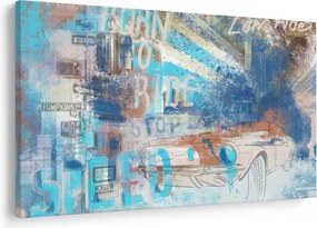 Tablou - Născut să călătorească (90x60 cm)