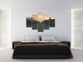 Tablou - Ponton de lemn, lac (150x105 cm)