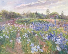 Reproducere Sunsparkle on Irises, 1996, Timothy Easton