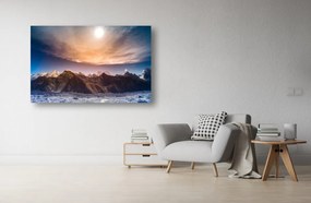 Tablou Canvas - Muntele si cerul la apus