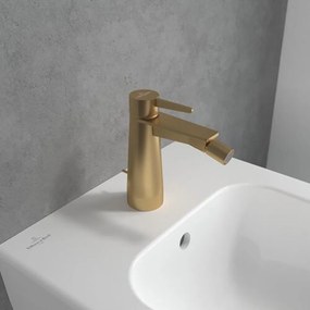 Baterie bideu Villeroy&Boch Conum monocomanda auriu periat