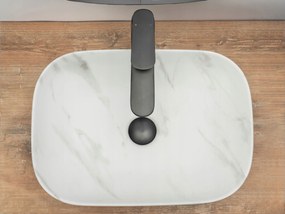 Lavoar Belinda ceramica sanitara Marmura Mat – 46 cm