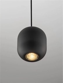 Pendul minimalist metal negru MARLIN