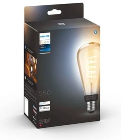 Bec LED dimabil Philips Hue WHITE AMBIANCE ST72 E27/7W/230V 2200-4500K
