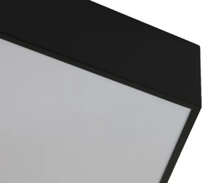 Plafonieră LED, 200W/230V, 3000/4000/6500K, Ø100 cm, negru