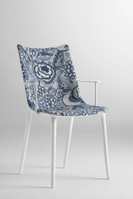 Scaun HHH tapitat stofa, varianta multipla - Kartell Culoare: Alb/creion