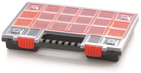 Organizator servieta 34,4 × 24,9 × 5 cm, cutii, rosu