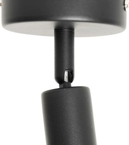 Spot modern negru cu auriu - Lofty