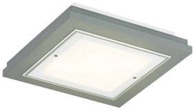 Plafoniera din lemn si sticla TABOR 42x42cm, night sage