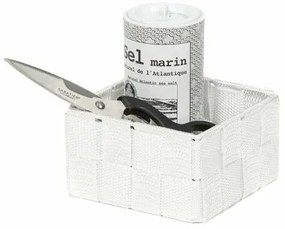 Organizator de depozitare Compactor S TEX,12 x 12 x 7 cm, alb