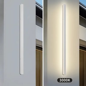BRILAGI - Aplică LED de exterior LINEAR, 32W, 230V, 3000K, IP65, 140 cm, albă, CRI 90