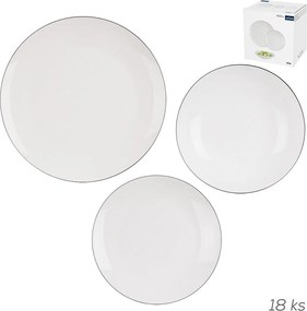 Serviciu de masă 18 buc. new bone china Decora – Orion