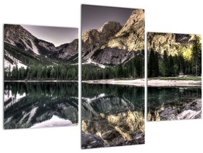 Tablou cu lac montan (90x60 cm)
