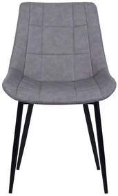 Set 2 buc. scaune pentru sufragerie Morose (gri). 1009937