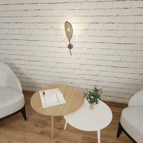 Aplică LOTUS 1xE14/10W/230V negru/bej