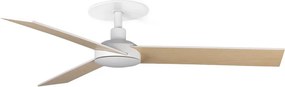 Ventilator incastrabil tavan cu telecomanda RUDDER 3 S alb/frasin