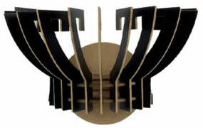 Aplica de Perete 209-TS2, Soclu E27, Max 45 - 60W, Culoare Negru