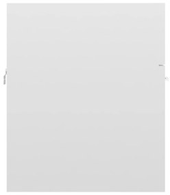 Dulap de chiuveta, alb extralucios, 41x38,5x46 cm, PAL Alb foarte lucios, fara oglinda, 1