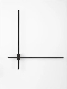 Aplica de perete liniara LED CCT PEAK negru