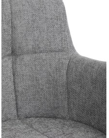 Set de scaune de sufragerie cu mecanism deîntoarcere DCH-T1122 GREY2, 2 buc.
