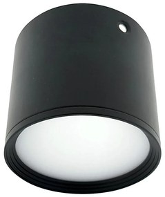 Spot LED 5W, 230V, 3000/4000/6400K, Ø 7,5 cm, negru