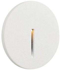 Spot LED incastrabil scari / perete exterior IP54 Lock alb