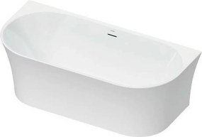 Cada freestanding alb Duravit DuraSenja 170x80 cm lipitadeperete,BTW