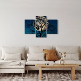 Tablou copacului cu lună plină (90x60 cm)