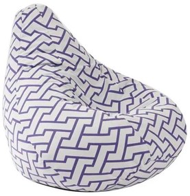 Fotoliu puf copii, Nirvana Light Pufrelax, Material Textil - Zappity Purple