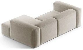 Colțar bej (cu colț pe partea dreaptă/cu șezlong) Bergamo – Cosmopolitan Design