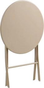 Set de dining pentru grădină bej din metal pentru 2 persoane Arcas – House Nordic