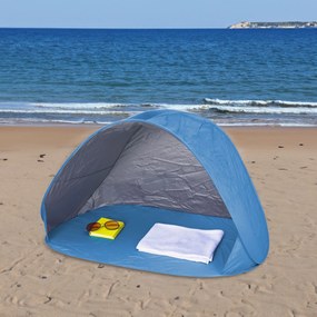 Cort de plaja WINDBREAK cu auto-deschidere, 145x100x80 cm - mai multe culori Culoare: Verde