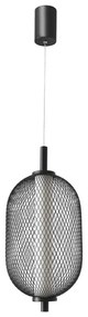 Pendul LED pe cablu PUMA LED/10W/230V diam. 15 cm negru