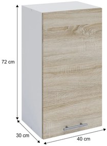 Dulap superior de bucătărie W40/720 Flor. 1014741